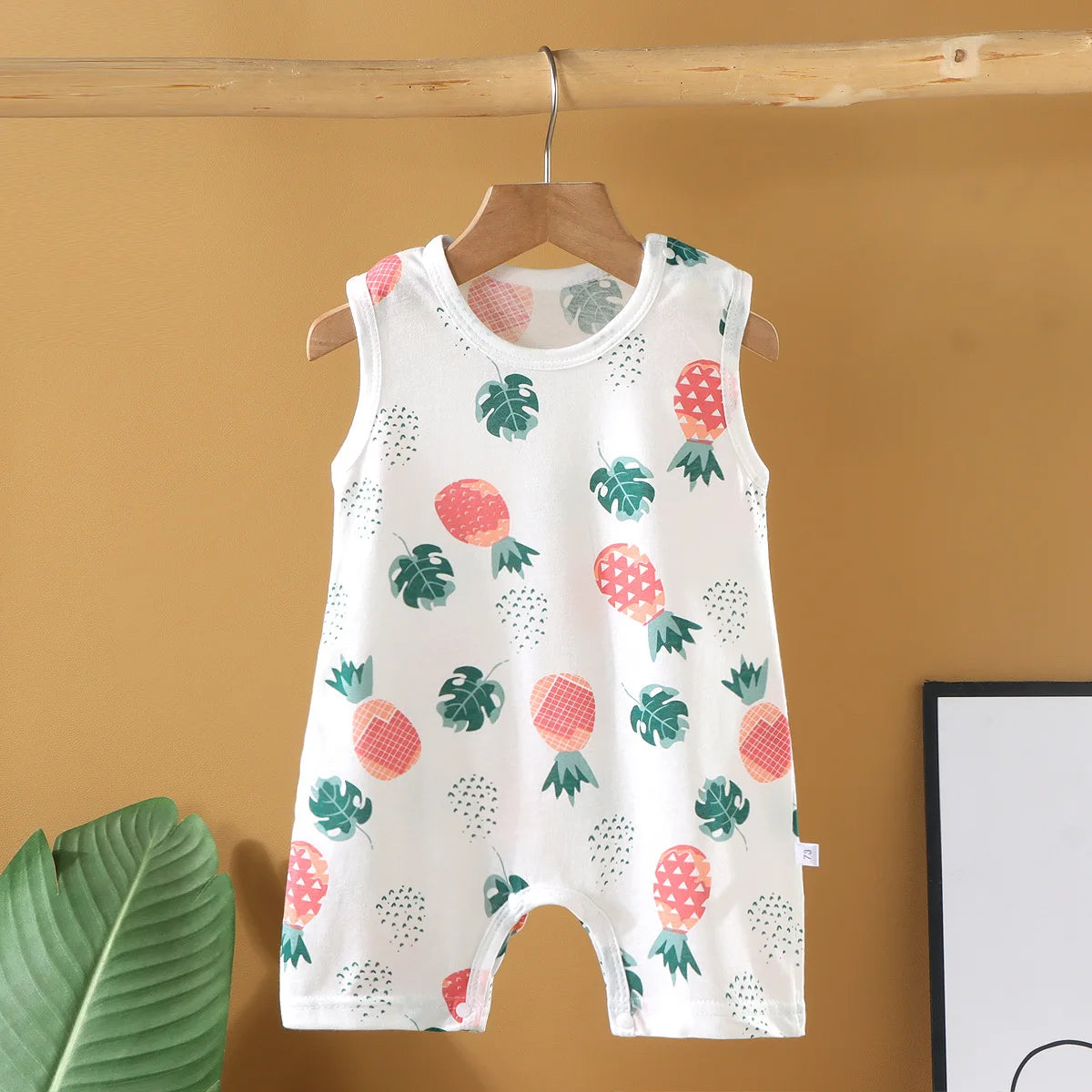 Cotton Baby Crawling Romper - Soft Lightweight Homewear 1-20M - MamaNest