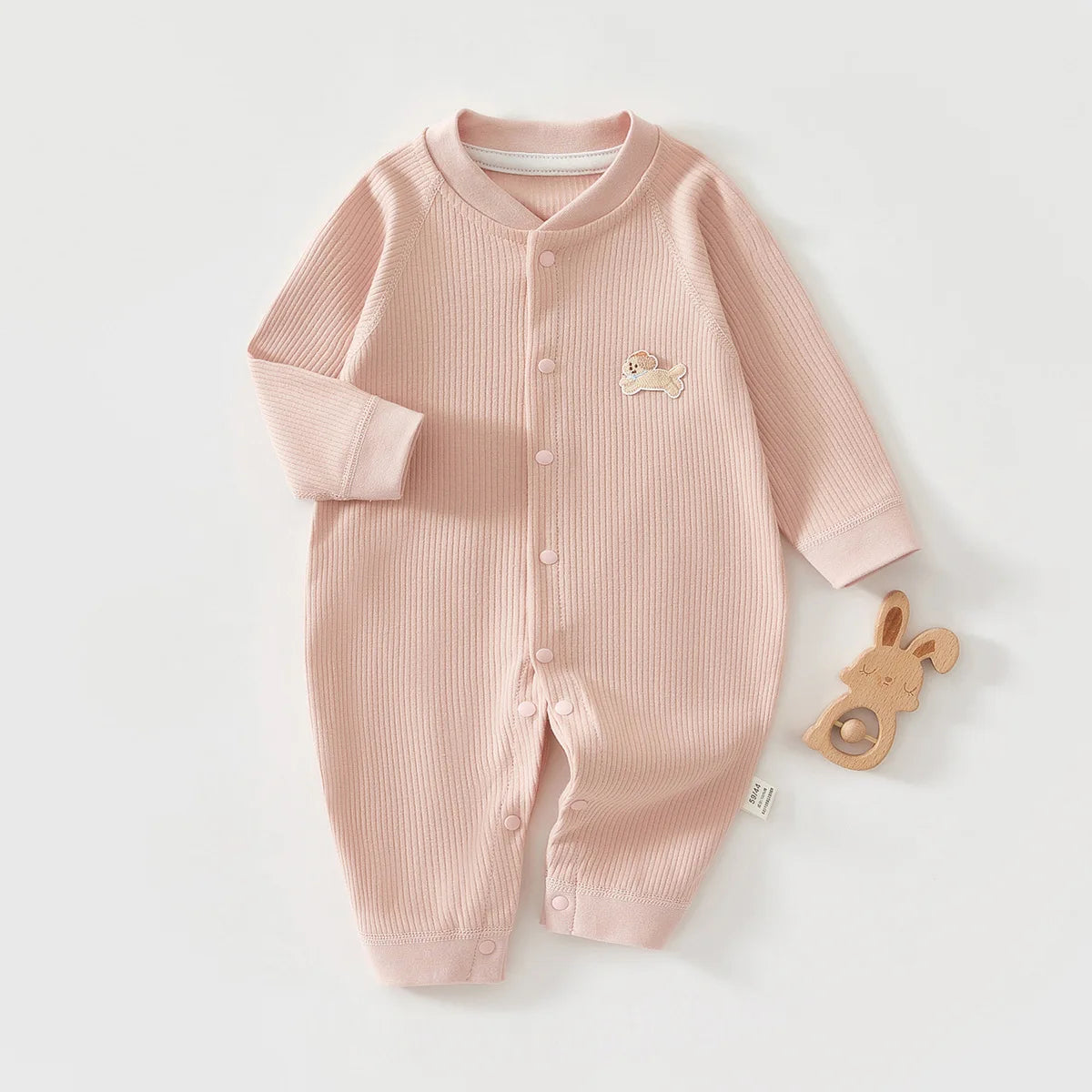 Pure Cotton Baby Jumpsuit - Spring Autumn Sleepwear for Newborns 0-18M - MamaNest