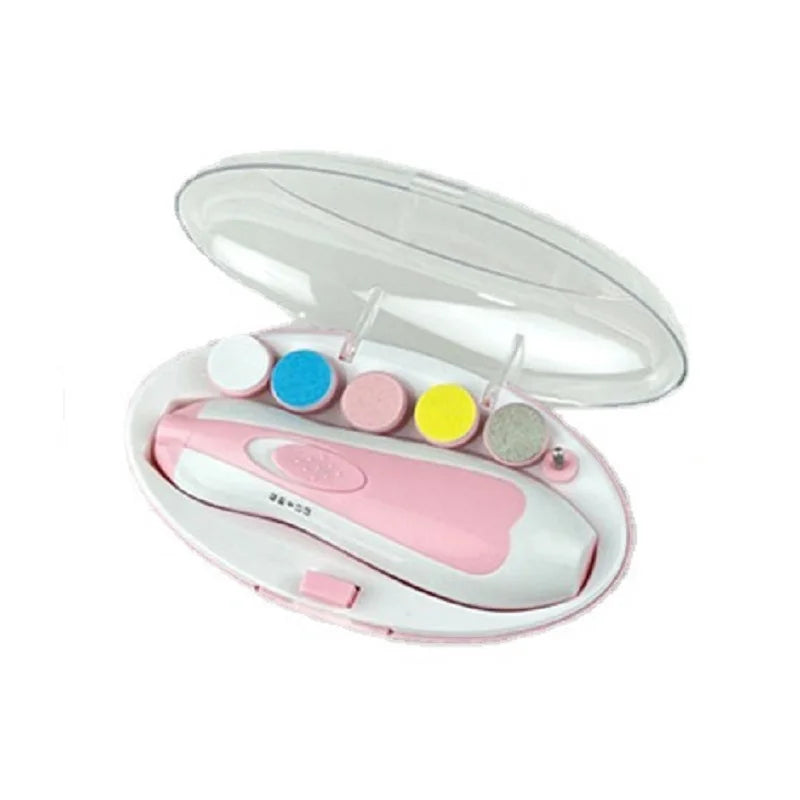 Electric Baby Nail Grinder - 6-in-1 Safe Trimmer Kit - MamaNest