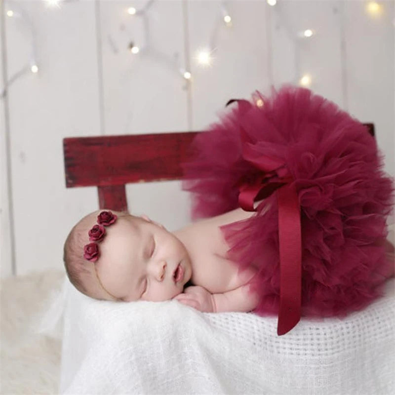 Newborn Baby Girl Tutu Dress - Princess Party Outfit & Photo Prop - MamaNest