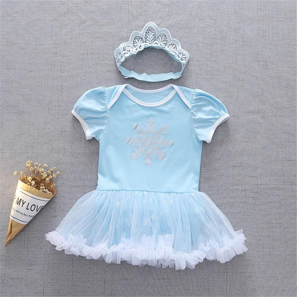 Fairy Princess Baby Romper with Tutu - 1st Birthday Dress - MamaNest