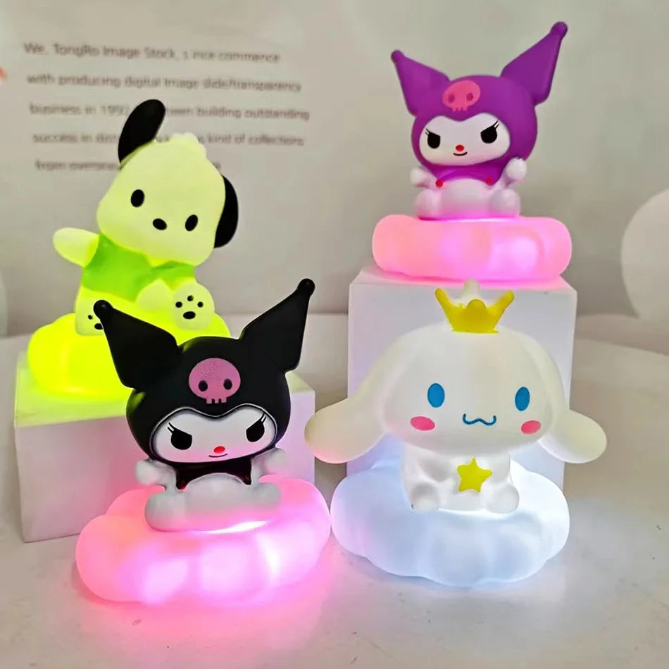 Sanrio Night Light - Kawaii Cloud Lamp with Kuromi & Cinnamoroll - MamaNest