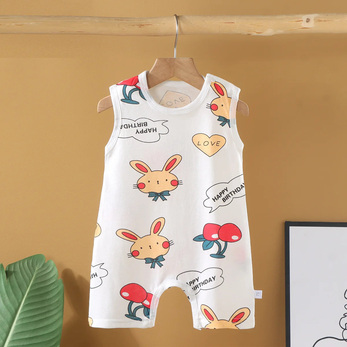 Cotton Baby Crawling Romper - Soft Lightweight Homewear 1-20M - MamaNest