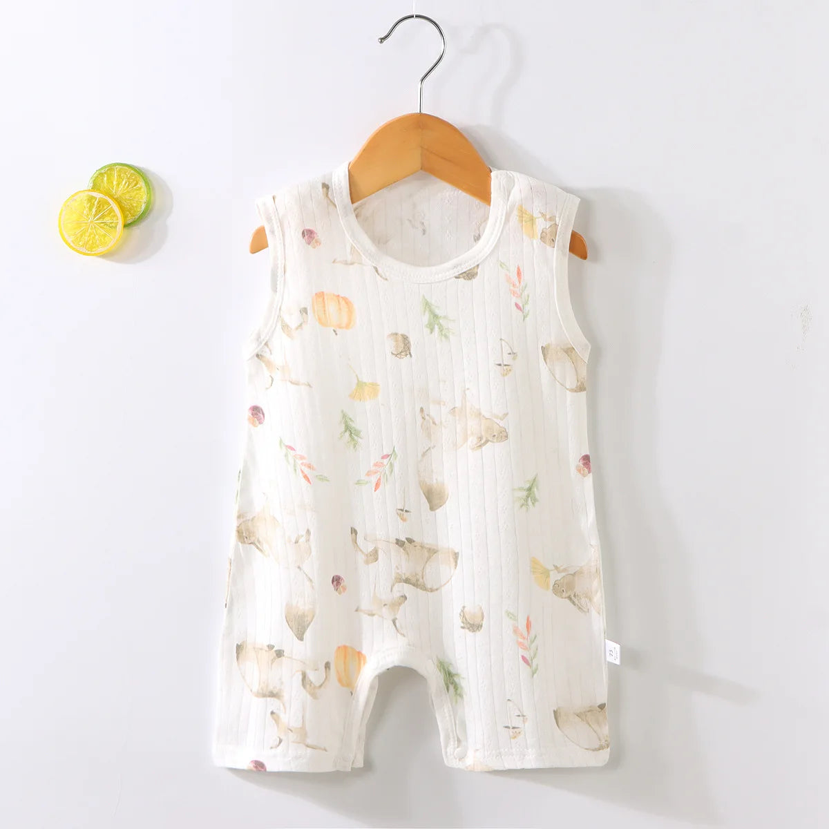 Cotton Baby Crawling Romper - Soft Lightweight Homewear 1-20M - MamaNest