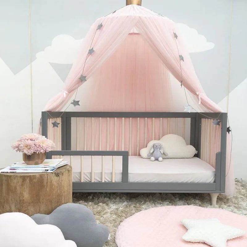 Elegant Bed Canopy Mosquito Net - Round Dome for Kids - MamaNest