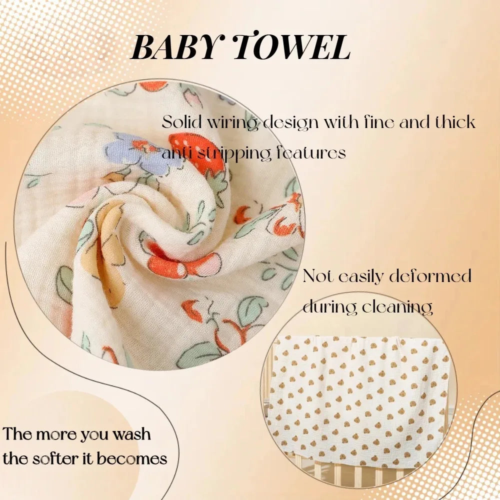 Soft Muslin Swaddle Blanket - Foldable Cotton Wrap for Newborns - MamaNest