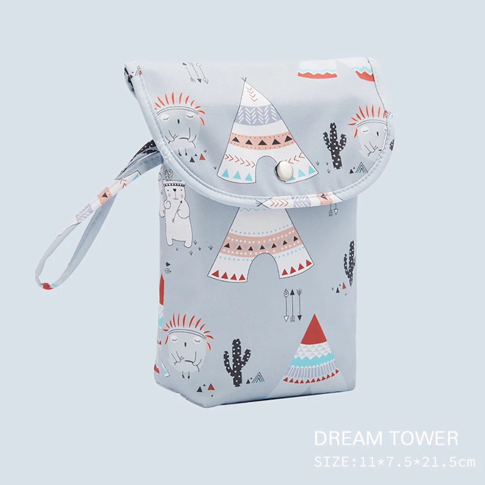 Diaper Bag Organiser - Waterproof Wet/Dry Compartment Pouch - MamaNest