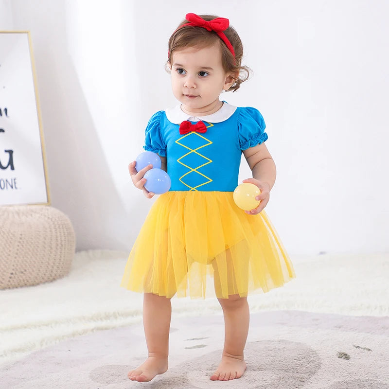 Fairy Princess Baby Romper with Tutu - 1st Birthday Dress - MamaNest