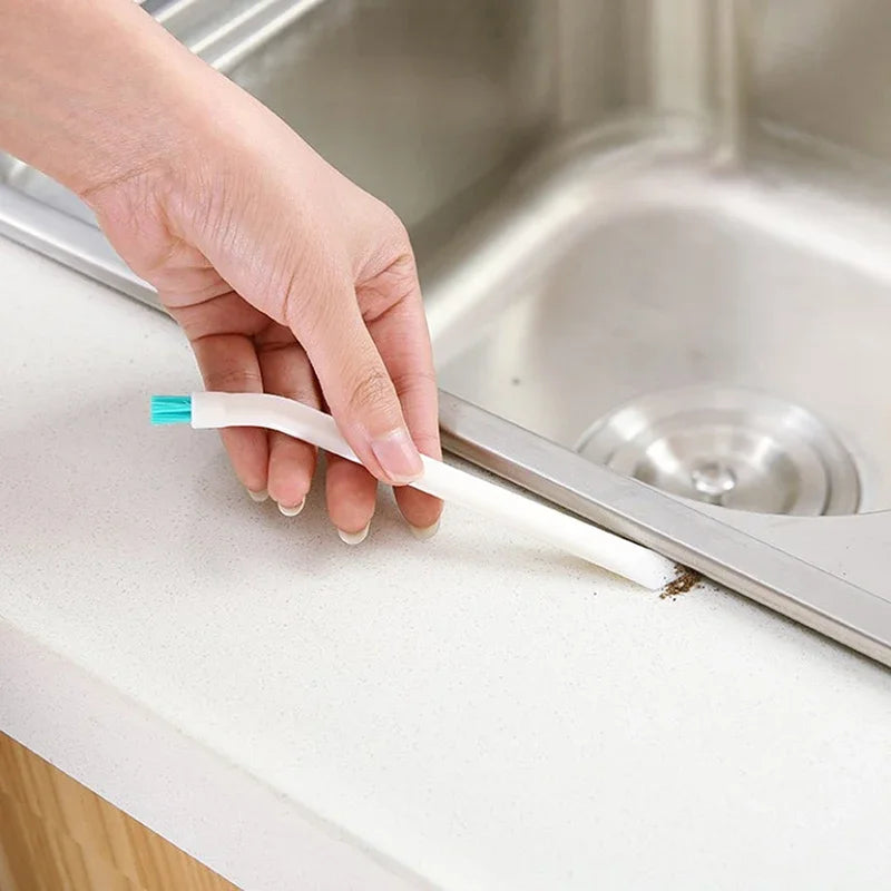 Bottle Cleaning Brush Set 2-Pack - Dual Head Lid & Gap Cleaner - MamaNest