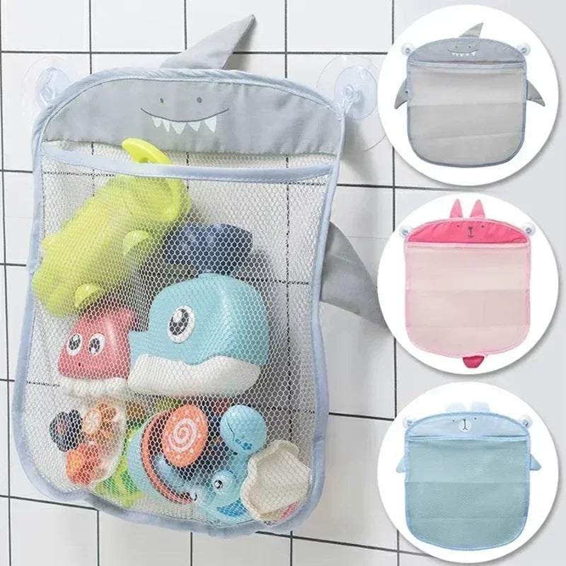 Bath Toy Storage Bag - Waterproof Mesh Organizer with Suction - MamaNest
