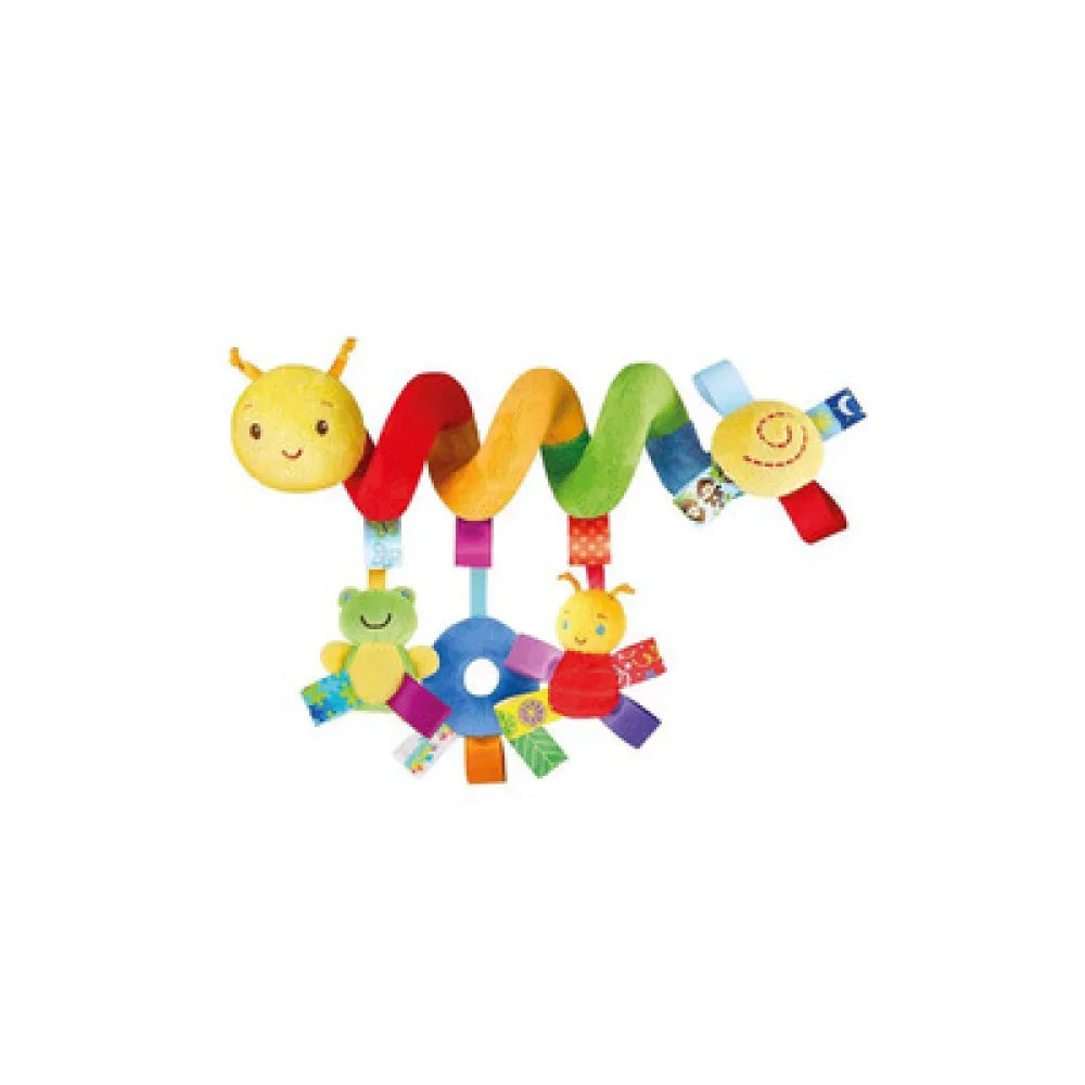Plush Spiral Crib Toy - Hanging Activity Toy for Car Seat & Stroller - MamaNest