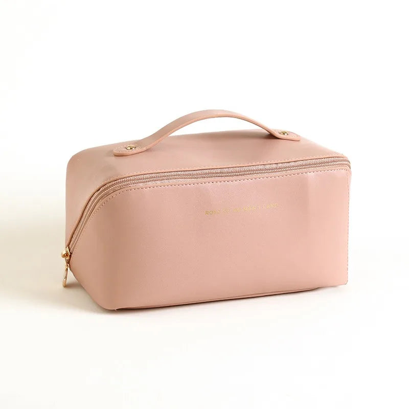 Women Luxury Makeup Organizer Bag Cosmetic Toiletry Kit Case Toiletry Pouch with Zip Lady Storage Box for Cosmetics Toiletries