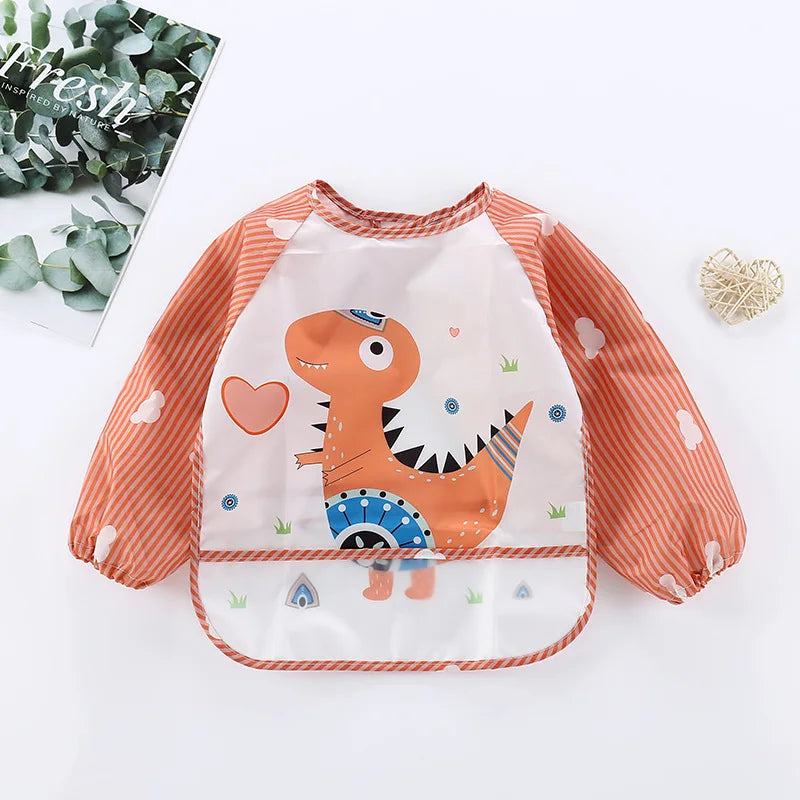 Waterproof EVA Long Sleeve Baby Bib - MamaNest