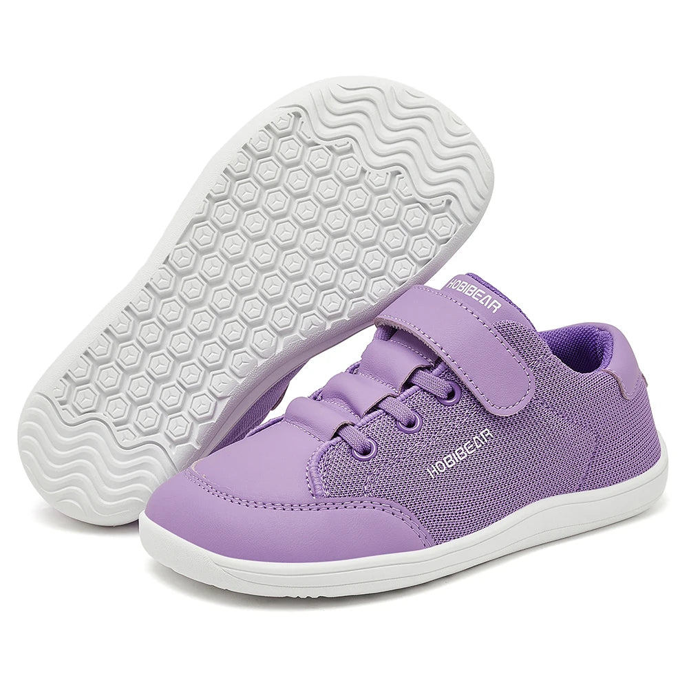 Kids Barefoot Sneakers - Wide Toe Minimalist Shoes - MamaNest