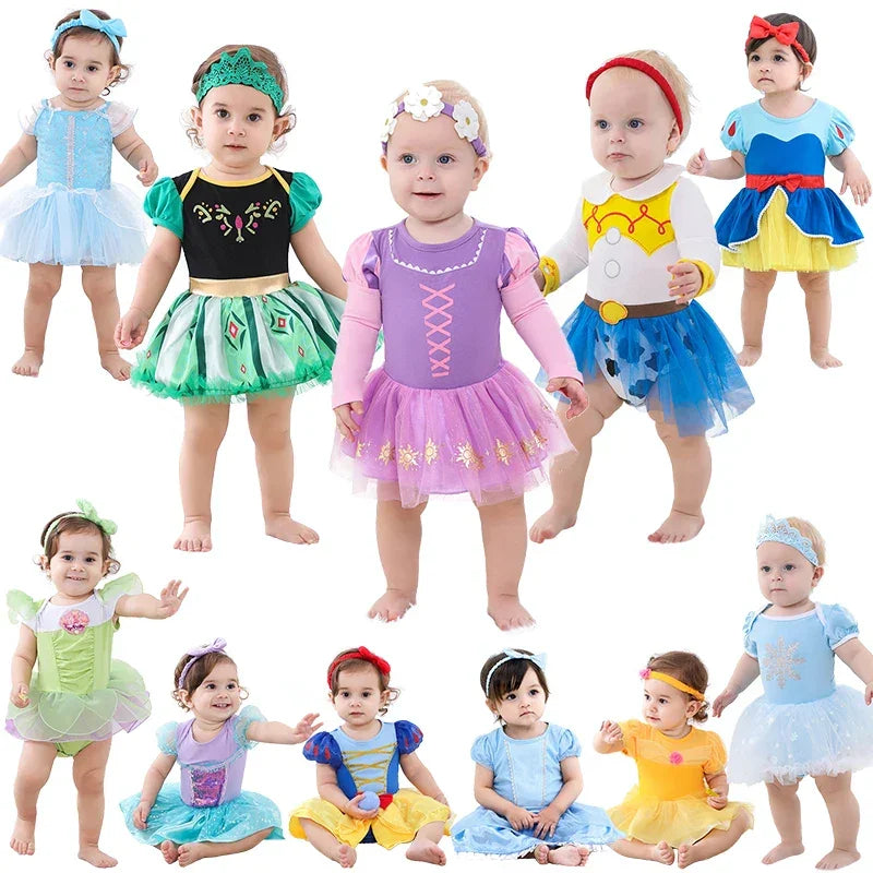 Fairy Princess Baby Romper with Tutu - 1st Birthday Dress - MamaNest